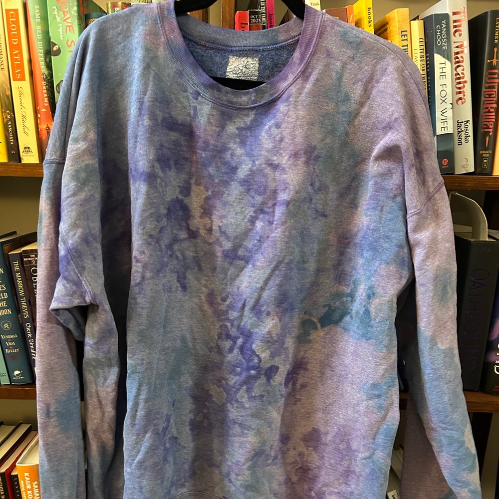 Purple Tie-Dye Sweater